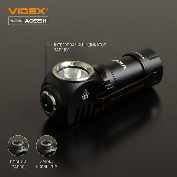 Портативный светодиодный фонарик VIDEX VLF-A055H 600Lm 5700K VLF-A055H фото