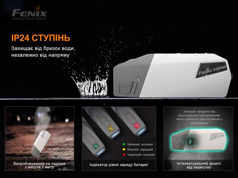 Ліхтар ручний з автономним живленням Fenix E-STAR 59357 фото