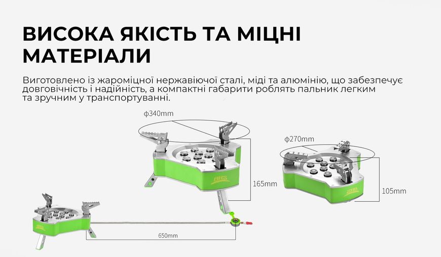 Газовая горелка BRS-80 60196 фото