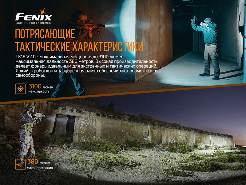 Фонарь ручной Fenix TK16 V2.0 52364 фото