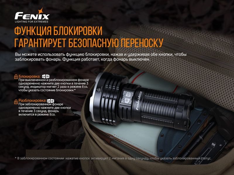 Фонарь ручной Fenix LR50R 52367 фото