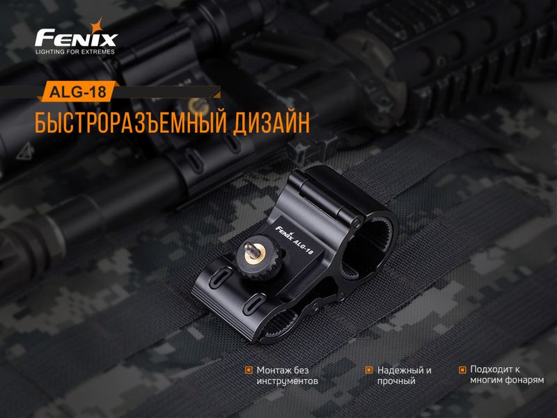 Кріплення на зброю для ліхтарів Fenix ALG-18 54770 фото