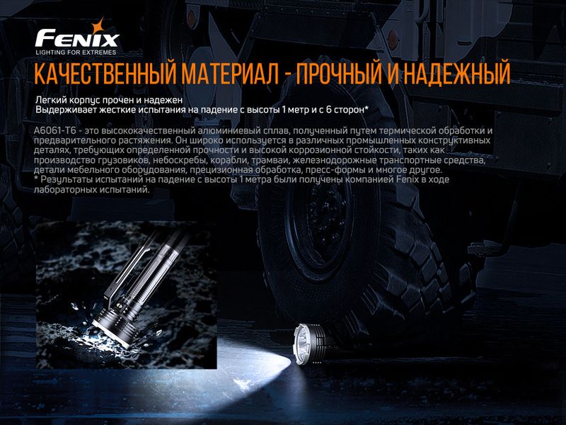 Фонарь ручной Fenix LR80R 56214 фото