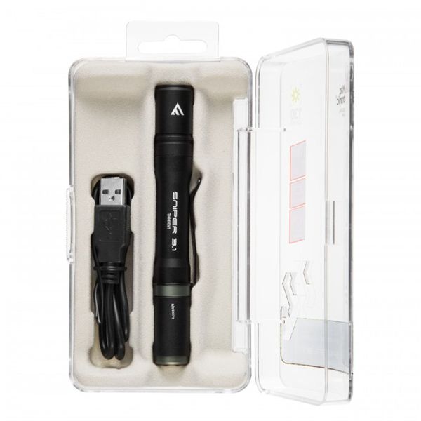 Фонарь тактический Mactronic Sniper 3.1 (130 Lm) USB Rechargeable Magnetic (THH0061) DAS301528 фото