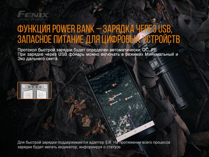 Фонарь ручной Fenix LR40R 45426 фото