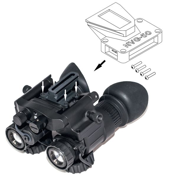 Крепление Archer NVGA-15 на dovetail NVG-50 фото