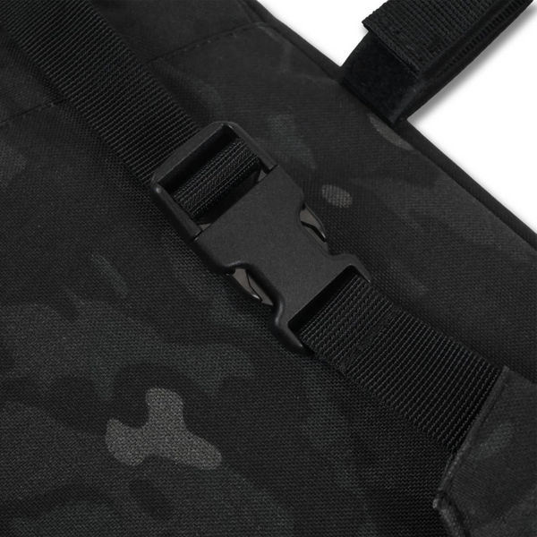 Каремат-сидушка Militex 20mm Cordura Black Multicam під броню 8123 фото