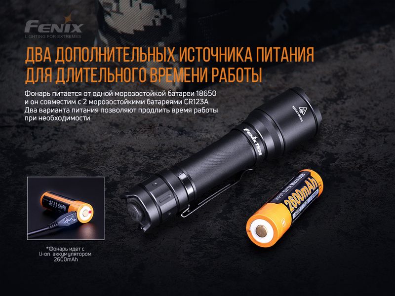 Фонарь ручной Fenix TK06 50655 фото