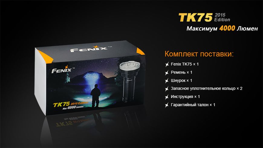 Ліхтар ручний Fenix TK75 U2 2015 44751 фото