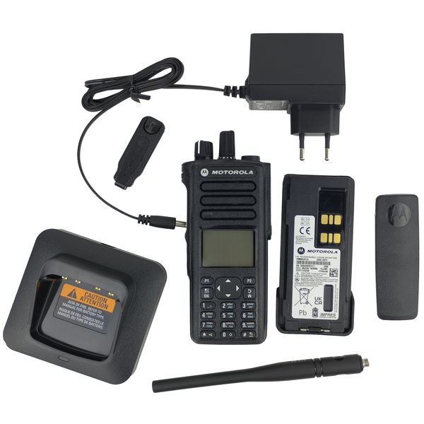 Професійна цифрова портативна рація Motorola DP4800e VHF Li-Ion 2450 мАг (MDH56JDN9VA1AN) 25390 фото