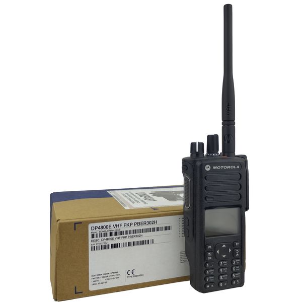 Професійна цифрова портативна рація Motorola DP4800e VHF Li-Ion 2450 мАг (MDH56JDN9VA1AN) 25390 фото