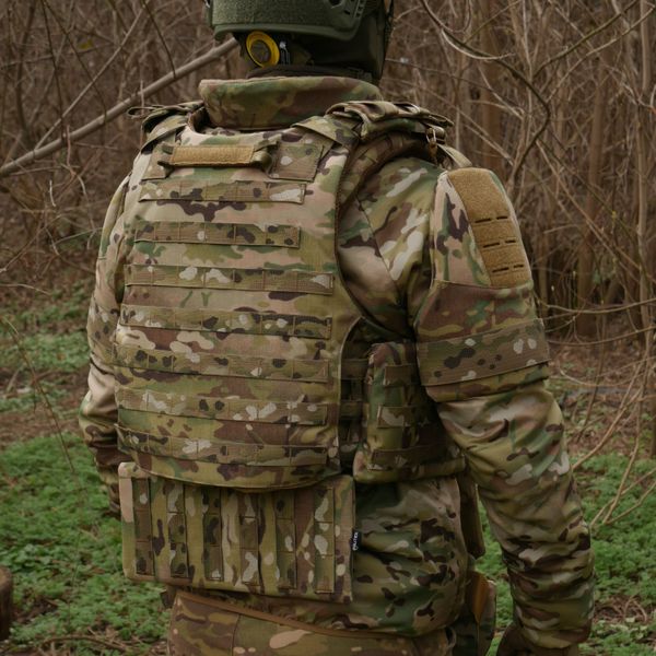 Бронекомплект Militex з балістичним захистом 1 клас захисту cordura USA Multicam 50500 фото