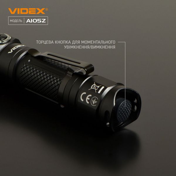 Портативный светодиодный фонарик VIDEX VLF-A105Z 1200Lm 5000K VLF-A105Z фото