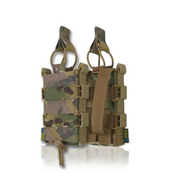 Жорсткий посилений тактичний підсумок Kiborg GU Single Mag Pouch Multicam 1995 фото