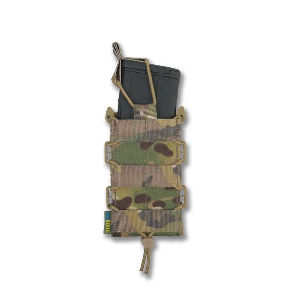 Жорсткий посилений тактичний підсумок Kiborg GU Single Mag Pouch Multicam 1995 фото