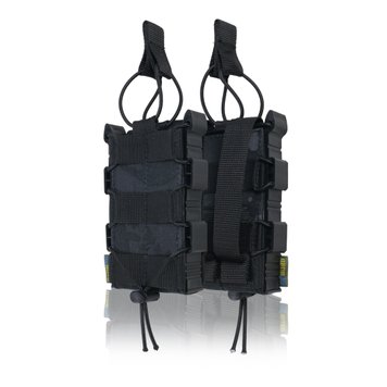 Жорсткий посилений тактичний підсумок Kiborg GU Single Mag Pouch Dark Multicam 4057 фото