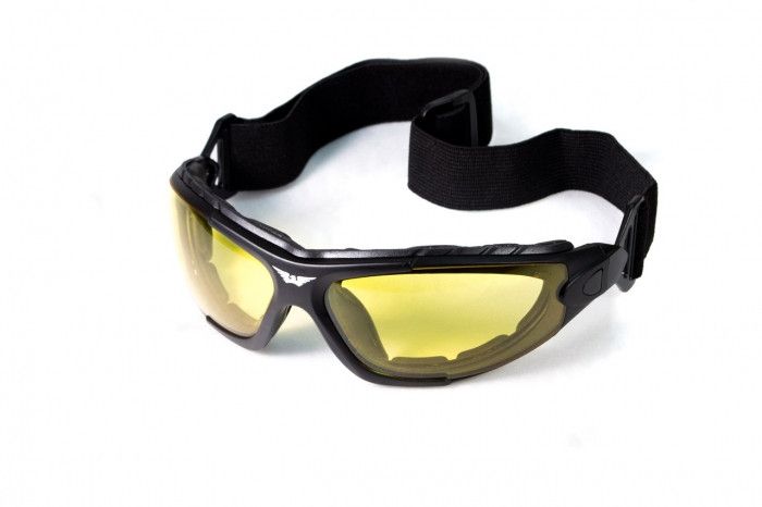 Очки защитные фотохромные Global Vision Shorty Photochromic (yellow) Anti-Fog, желтые фотохромные 1ШОРТ24-30 фото