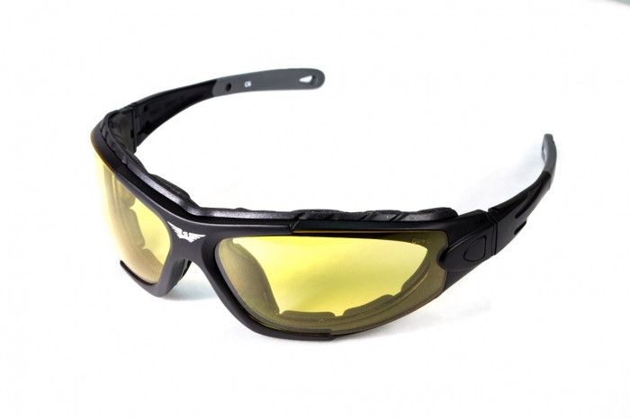 Очки защитные фотохромные Global Vision Shorty Photochromic (yellow) Anti-Fog, желтые фотохромные 1ШОРТ24-30 фото