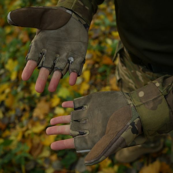 Варежки варежки с пальцами зимние Softshell мультикам 1600-M фото