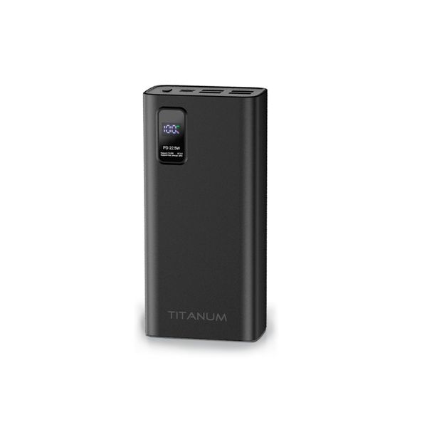 Повербанк TITANUM 728S 30000mAh 22.5W Black TPB-728S-B фото