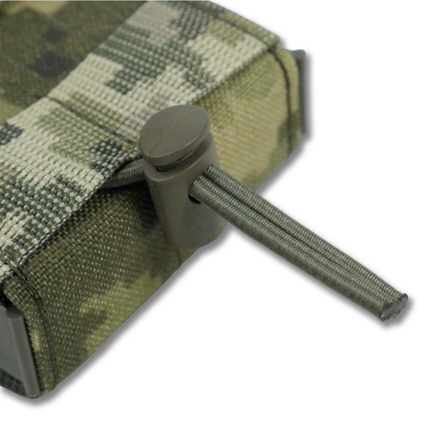 Жесткий усиленный тактический подсумок Kiborg GU Single Mag Pouch Pixel 1996 фото