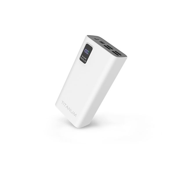 Повербанк TITANUM 728S 30000mAh 22.5W White TPB-728S-W фото