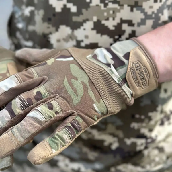 Рукавички тактичні Helikon-Tex Range Tactical Gloves - PenCott WildWood / Coyote A, розмір S 67312 фото