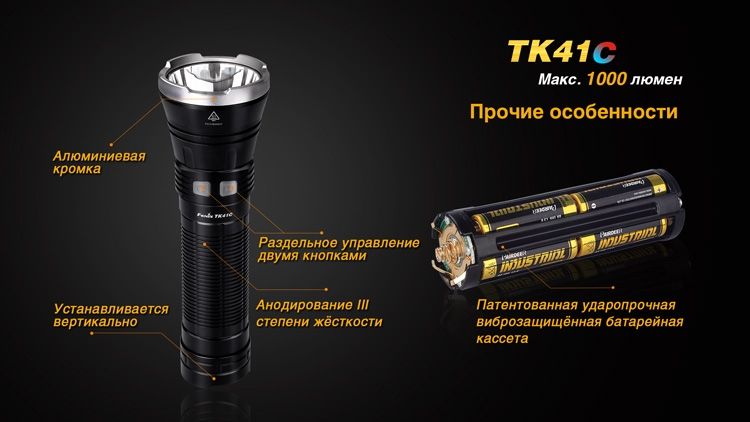 Фонарь ручной Fenix TK41 C-L2U2 44134 фото