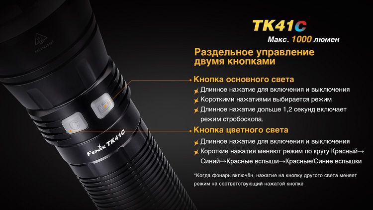 Фонарь ручной Fenix TK41 C-L2U2 44134 фото