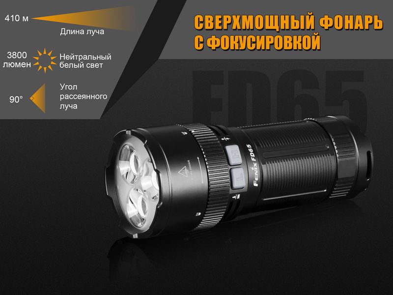 Фонарь ручной Fenix FD65 44461 фото