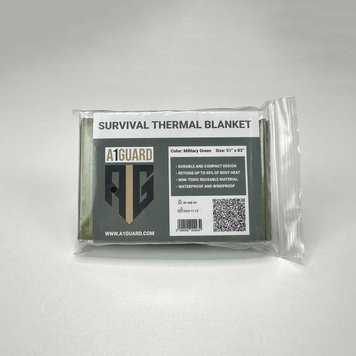 Термоковдра A1G Survival Blanket - OD Green 49-468-54 фото