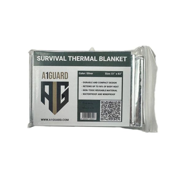 Термоодеяло A1G Survival Blanket - Silver 49-468-53 фото