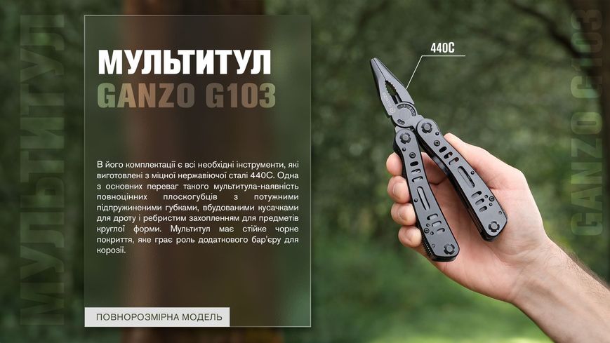 Мультитул Multi Tool Ganzo G103 44141 фото