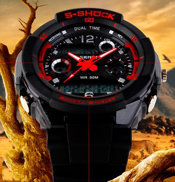 Skmei S-Shock Red 0931R 53500 фото