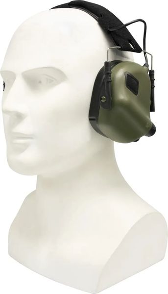 Активные шумоподавляющие наушники EARMOR M31 Olive с универсальным креплением 7038 фото