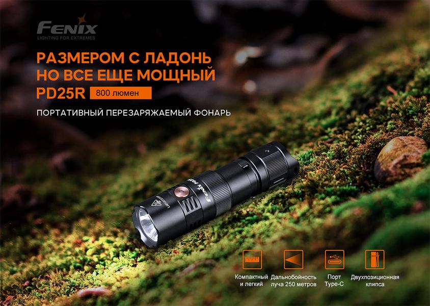 Ліхтар ручний Fenix PD25R 59255 фото