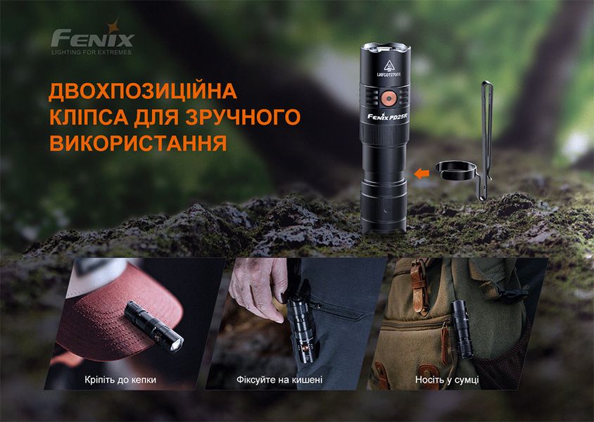 Фонарь ручной Fenix PD25R 59255 фото