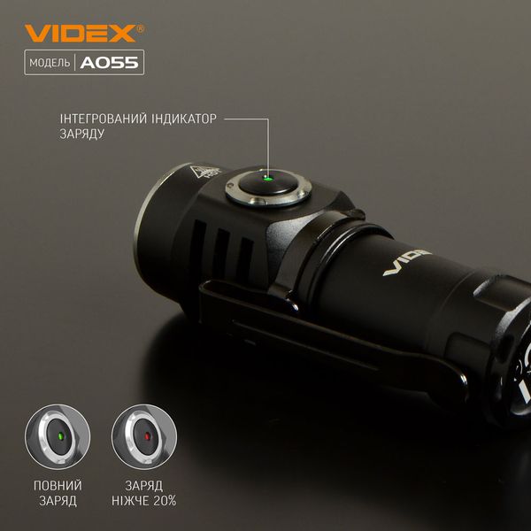 Портативний світлодіодний ліхтарик VIDEX VLF-A055 600Lm 5700K VLF-A055 фото