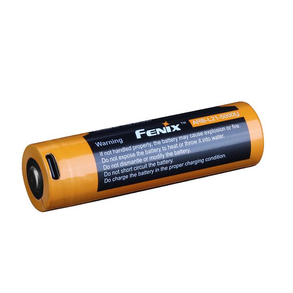 Акумулятор 21700 Fenix ARB-L21-5000U usb Type-C зарядка 51453 фото