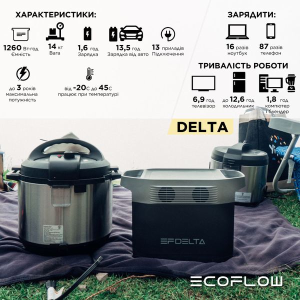 Зарядна станція EcoFlow DELTA 687 фото