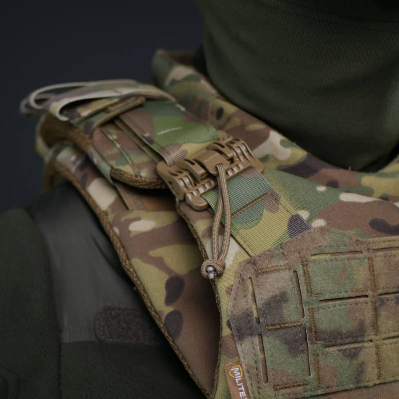 Защита шеи Kiborg (Мультикам, баллистический пакет 2 класс)