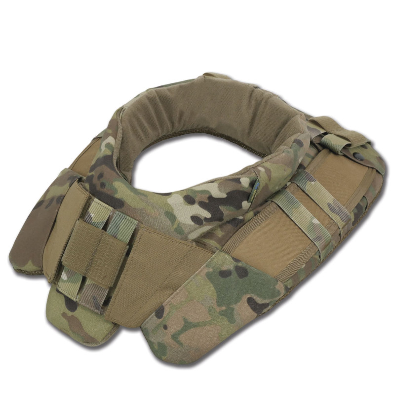 Защита шеи Kiborg (Мультикам, баллистический пакет 2 класс)