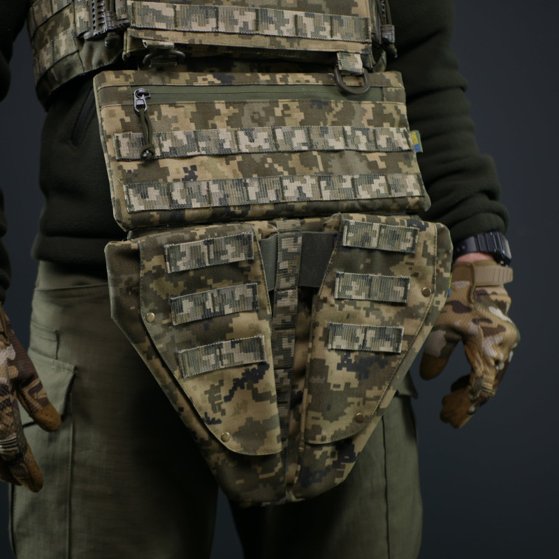 Потрійний захист паху Kiborg (Піксель, балістичний пакет 1 клас Militex)