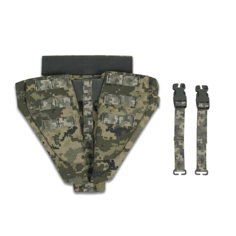 Потрійний захист паху Kiborg (Піксель, балістичний пакет 1 клас Militex)