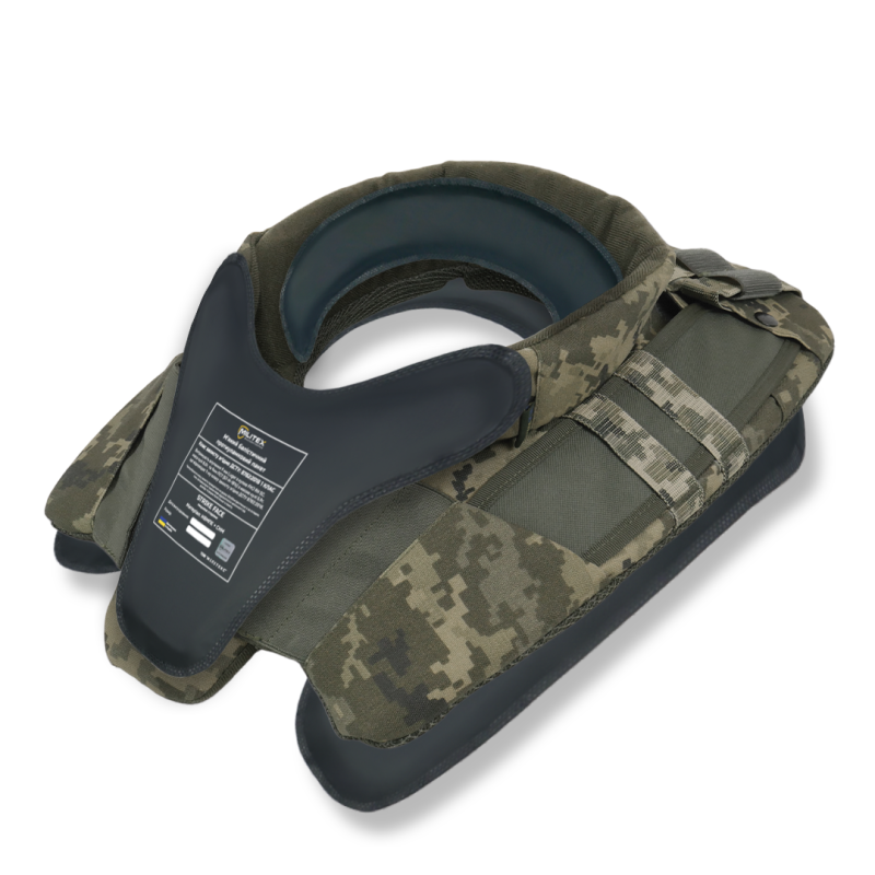 Защита шеи Kiborg (Пиксель, баллистический пакет 1 класс)