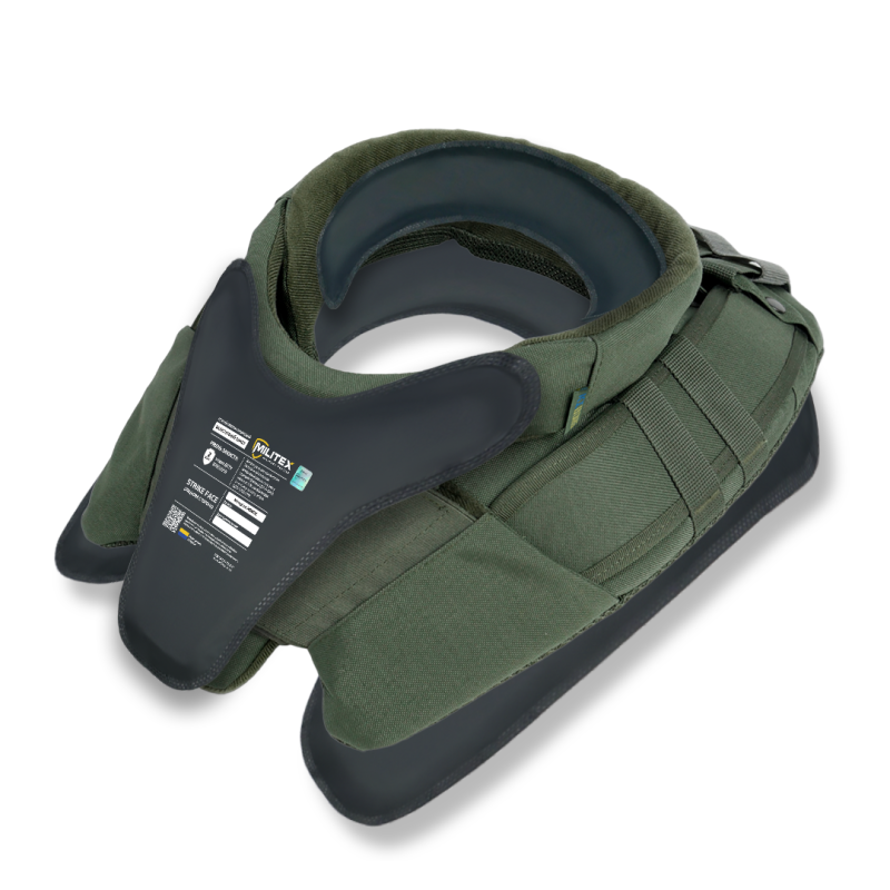 Защита шеи Kiborg (Хаки, баллистический пакет 2 класс)