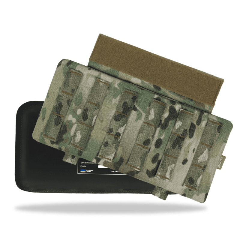 Комплект защиты поясницы Gen.2 Militex Cordura USA (Multicam) + баллистический пакет 1 класса