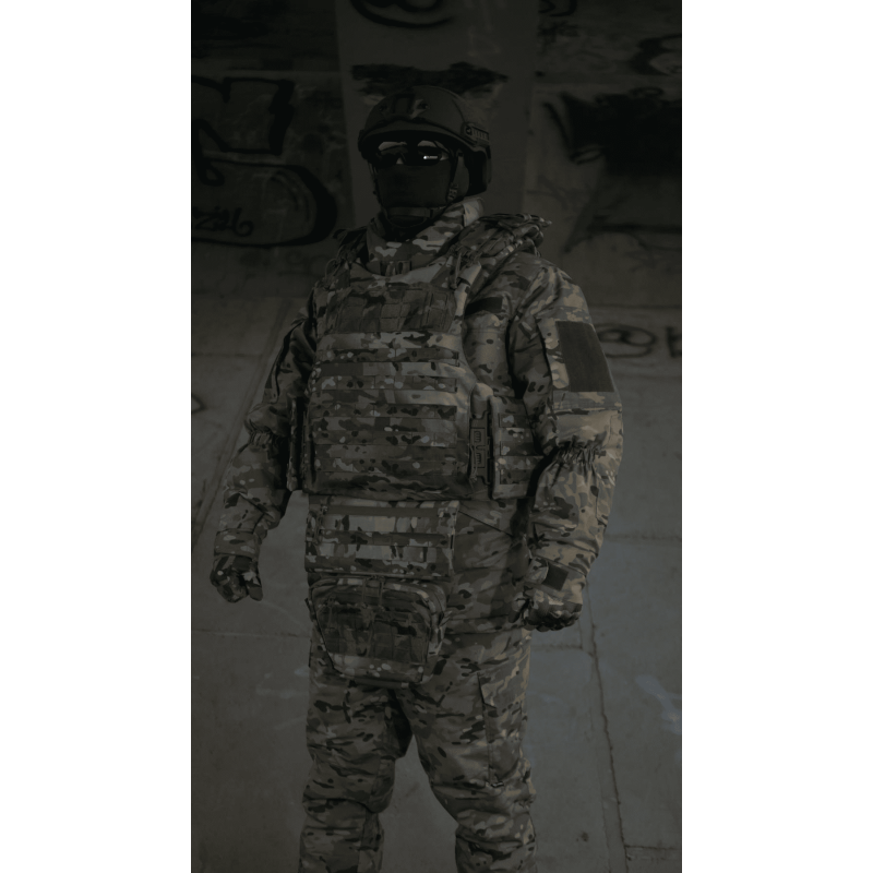 Сумка-напашник XL (25,5х19х6,5 см) Militex GU Cordura original USA Мультикам 