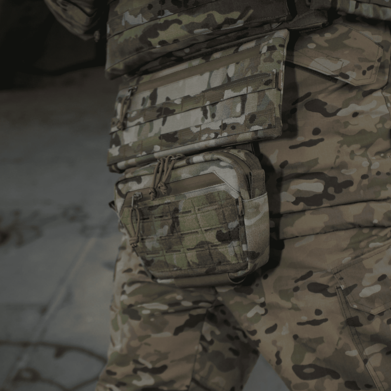 Сумка-напашник M (23 × 15,4 × 6 см) Militex GU Cordura original USA Мультикам