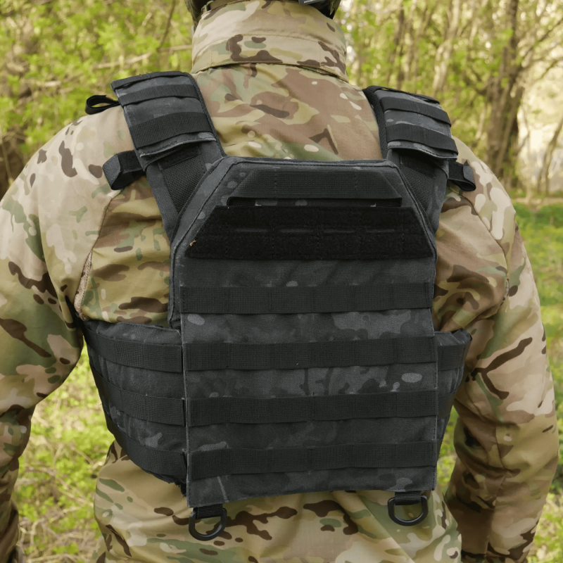 Плитоноска Kiborg GU gen.1 Черный Мультикам (с NIR-пропиткой)